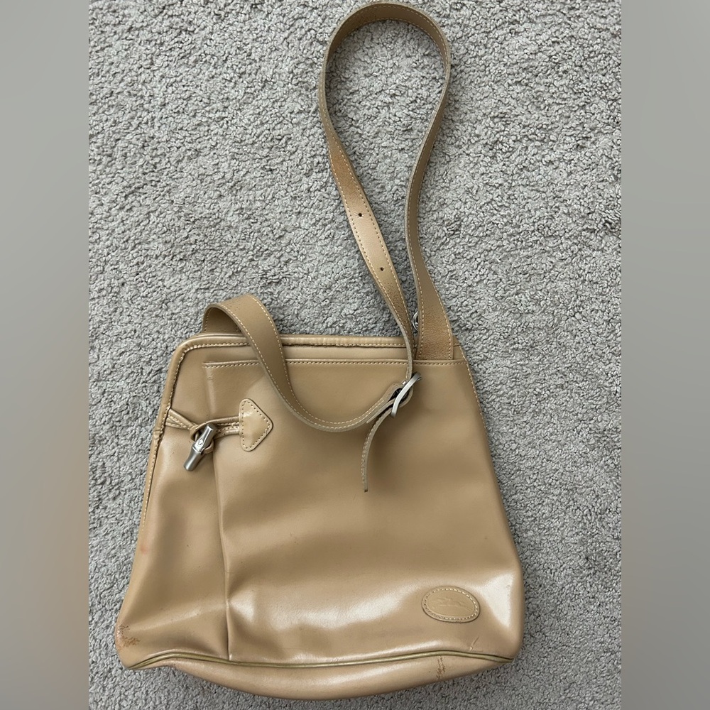 Longchamp vintage petite zip bucket bag